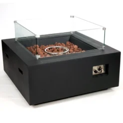 Sikkerhetsglass Til Tokyo Fire Pit -Dovre Peis Butikk Kawasaki gaspejs med sikkerhedsglas