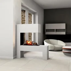 Mozart 11 Mozart -Dovre Peis Butikk Mozart white hybrid fireplace