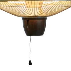 Henge Terrassevarmer 600/1500 W, Ø42 Cm, Sølv -Dovre Peis Butikk OUT 70 102