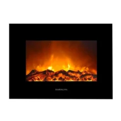 Varese Elektrisk Peis - Svart