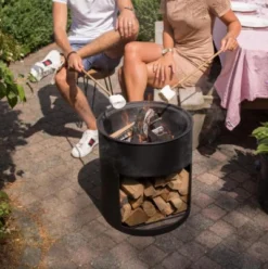 Transportal Brennetønne Med Grill -Dovre Peis Butikk barrel fire