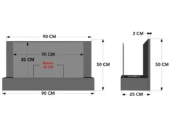 90 Cm Lang Biopeis Til Veggen -Dovre Peis Butikk bio10035strrelser 26462