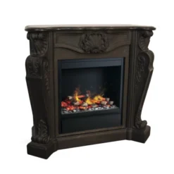 Louis Castle Stone Surround Hybrid Peis - Svart