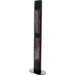 Royal Diamond Dark Elektrisk Terrassevarmer -Dovre Peis Butikk black standing elctric royal diamond