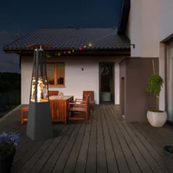 Pyramide Utendørs Gasspeis -Dovre Peis Butikk blackgasheater 38420