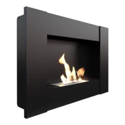 Ethanol Veggpeis Med Vertikal Ramme -Dovre Peis Butikk bravo2 wall mounted bio fire