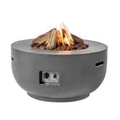 Skål Gasspeisbord - Antrasitt