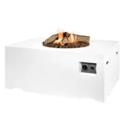 Rektangulært Gasspeisbord - Hvit