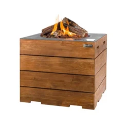 L&D Kvadratisk Gasspeis - Teak, Antrasitt