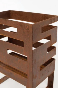 Madison Bålkurv I Cortenstål -Dovre Peis Butikk corten steel fire basket