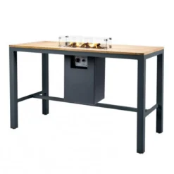 Rektangulært Gasspeis Barbord - Antrasitt