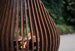Dewdrop M Fire Pit -Dovre Peis Butikk glowbus dewdrop corten staal 44646