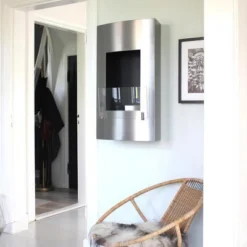 Høy Biopeis I Stål -Dovre Peis Butikk hoj stal biopejs til vaeggen