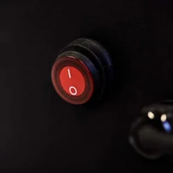 Terrassevarmer Under Bord-modell 1200 W Svart 15 Terrassevarmer Under Bord-modell 1200 W Svart -Dovre Peis Butikk hortus under bord terrassevarmer close up taendt sluk knap