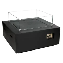 Kawasaki Utendørs Gass Fire Pit -Dovre Peis Butikk images 6 outdoortablewithgasfireandglasstokyo1 46924