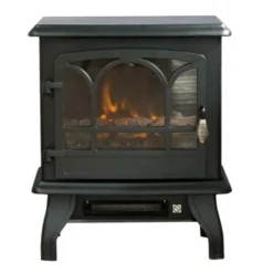 Elektrisk Peisovn Med 3 Sidig Flammesyn