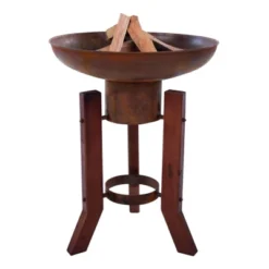 Woody Bålpanne I Cortenstål