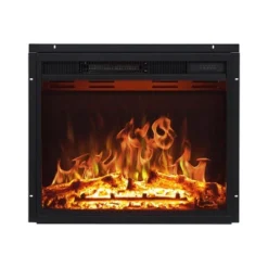 LED Klassisk Innebygd Elektrisk Peis - 89cm