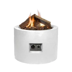 Rundt Gasspeisbord - Hvit