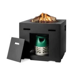 Lounge & Dining Kvadratisk Gasspeis - Sort -Dovre Peis Butikk images gas801281 44348