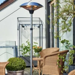 Terrassevarmer 900/1200/2100 W, HA, Sølv -Dovre Peis Butikk images out701202 43897