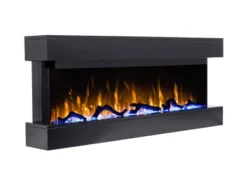 Norfolk Sort - 3-sidig Veggmontert Elpeis -Dovre Peis Butikk nordfolk vaeghaengt 3 sidet elpejs 4 33924