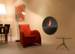 Prometheus RB Safretti - Svart -Dovre Peis Butikk safretti rg wall mounted bioethanol fireplace web 30121