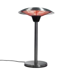 Terrassevarmer Bordmodell 900/ 1200/ 2100W -Dovre Peis Butikk terrassevarmer bordmodel 900 1200 2100 w soelv taendt