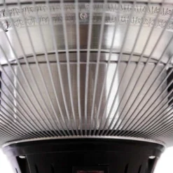 Gulvmodell 900/ 1200/ 2100W, HA, Svart -Dovre Peis Butikk terrassevarmer gulvmodel med teleskop 900 1200 2100 w sort out 70 121 close up slukket