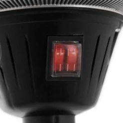 Gulvmodell 900/ 1200/ 2100W, HA, Svart -Dovre Peis Butikk terrassevarmer gulvmodel med teleskop 900 1200 2100 w sort out 70 121 taned sluk knap