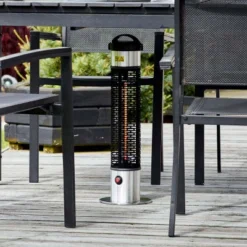 Terrassevarmer 1200 W, GT ULG, Sølv -Dovre Peis Butikk terrassevarmer under bordmodel 1200 w out 70 117 primaert