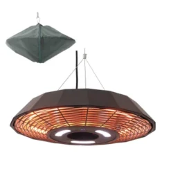 Henge Terrassevarmer UFO 2000 W, Ø45 Cm, Svart 19 Henge Terrassevarmer UFO 2000 W, Ø45 Cm, Svart -Dovre Peis Butikk terrassevarmerhaengemodelufo2000wsort211315medposetndt 42918