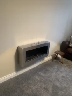 Stor Biopeis I Stål Til Veggen 7 Stor Biopeis I Stål Til Veggen -Dovre Peis Butikk vaeghaengt biopejs