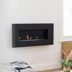 Icon Fires Nero 1150 Veggmontert - Svart -Dovre Peis Butikk vaeghaengt icon fires sort