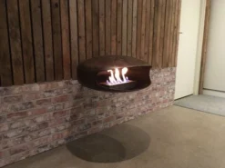 Hein & Haugaard Vegghengt UFO Biopeis -Dovre Peis Butikk wall fireplace bioethanol hein haugaard 31851